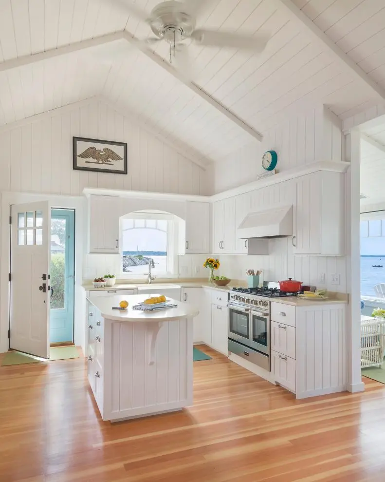 Beach Cottage Kitchen Island 